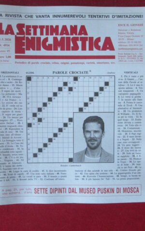 SETTIMANA ENIGMISTICA 4914 2026 BENEDCIT CUMBERBATCH [MV3]