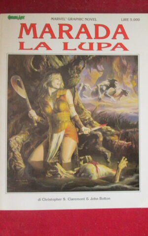 MARADA LA LUPA COMIC ART MARVEL GRAPHIC NOVEL CLAREMONT & BOLTON  [G242]