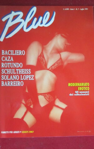 BLUE RIVISTA FUMETTI 7 1991 ROTUNDO BARREIRO CAZA   [G243]