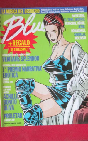 BLUE RIVISTA FUMETTI 51 1995 ROMAGNOLI SAUDELLI WOLINSKI   [G243]
