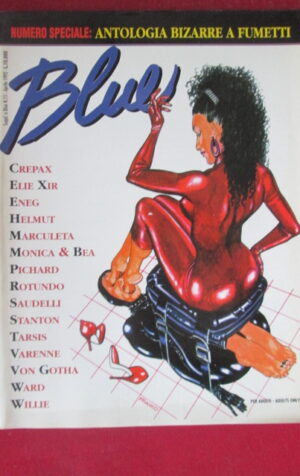 BLUE RIVISTA FUMETTI ANTOLOGIA BIZZARE A FUMETTI SUPPL. 15 1992  [G243]
