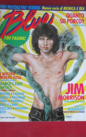 BLUE RIVISTA FUMETTI 38 1994 JIM MORRISON - CADELO SCOZZARI WOLINSKI  [G243]