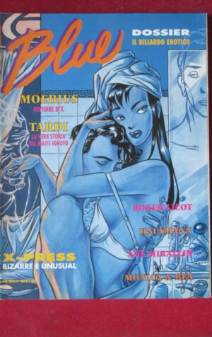 BLUE RIVISTA FUMETTI 25 1993 MOEBIUS TARDI ROGER LICOT MONICA & BEA  [G243]