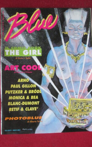 BLUE RIVISTA FUMETTI 20 1992 INSERTO THE GIRL DI KEVIN TAYLOR   [G243]
