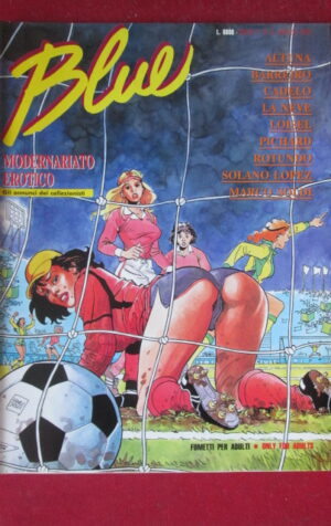 BLUE RIVISTA FUMETTI 3 1991 SILVIO CADELO GEORGES PICHARD SOLANO LOPEZ  [G243]