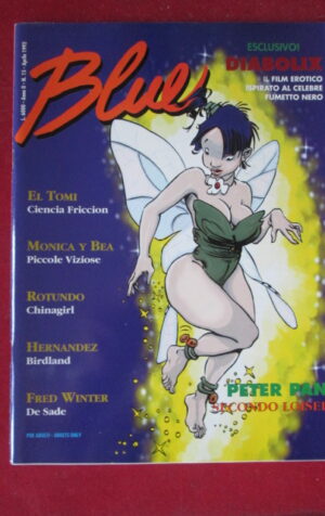 BLUE RIVISTA FUMETTI 15 1992 DIABOLIX FRED WINTER MONICA & BEA  [G243]