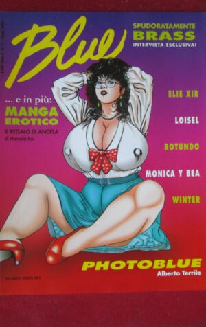 BLUE RIVISTA FUMETTI 17 1992 LOISEL ROTUNDO FRED WINTER MONICA & BEA  [G243]
